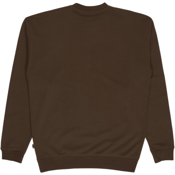 2026 Billabong Mens Burleigh Crew Sweatshirt EBYFT00182 - Dark Cedar